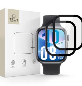 HYBRID GLASS TECH-PROTECT GLASS FLEX+ 2-PACK HUAWEI WATCH FIT 3 BLACK
