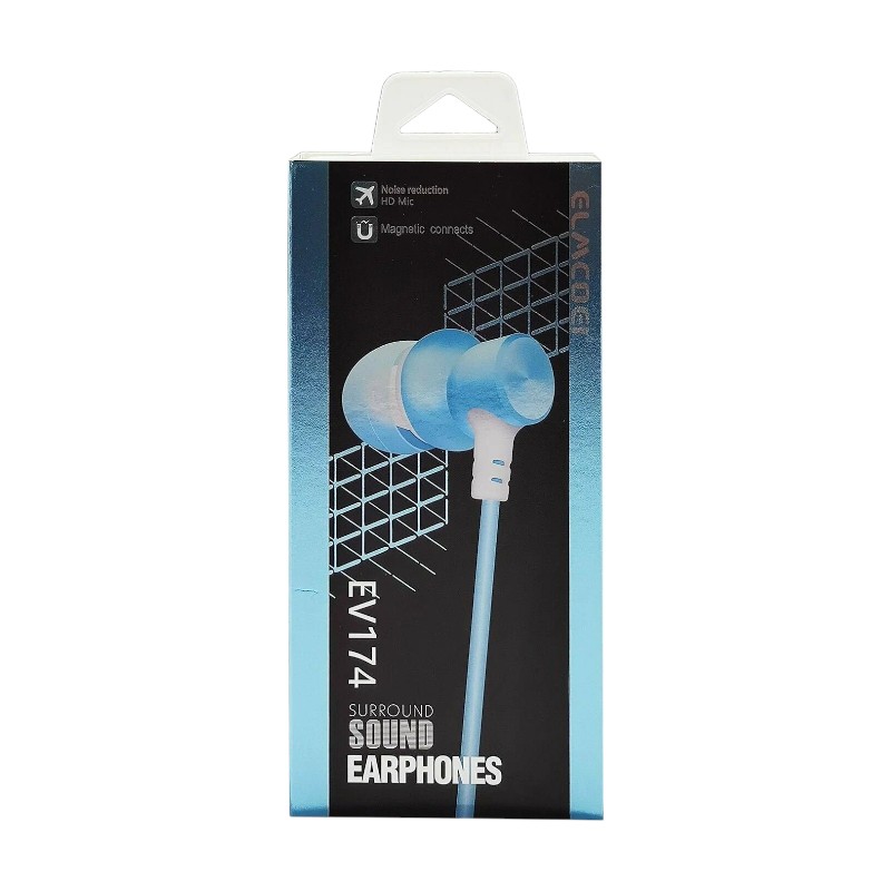 Ενσύρματα ακουστικά - EV-174 - 551212 - Light Blue