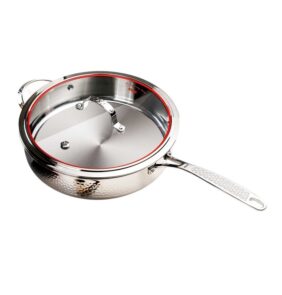 Τηγάνι ανοξείδωτο με καπάκι - 4.3L - CS001-C28 - DSP - 562564