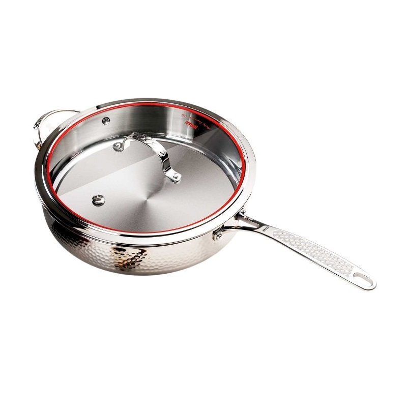 Τηγάνι ανοξείδωτο με καπάκι - 4.3L - CS001-C28 - DSP - 562564
