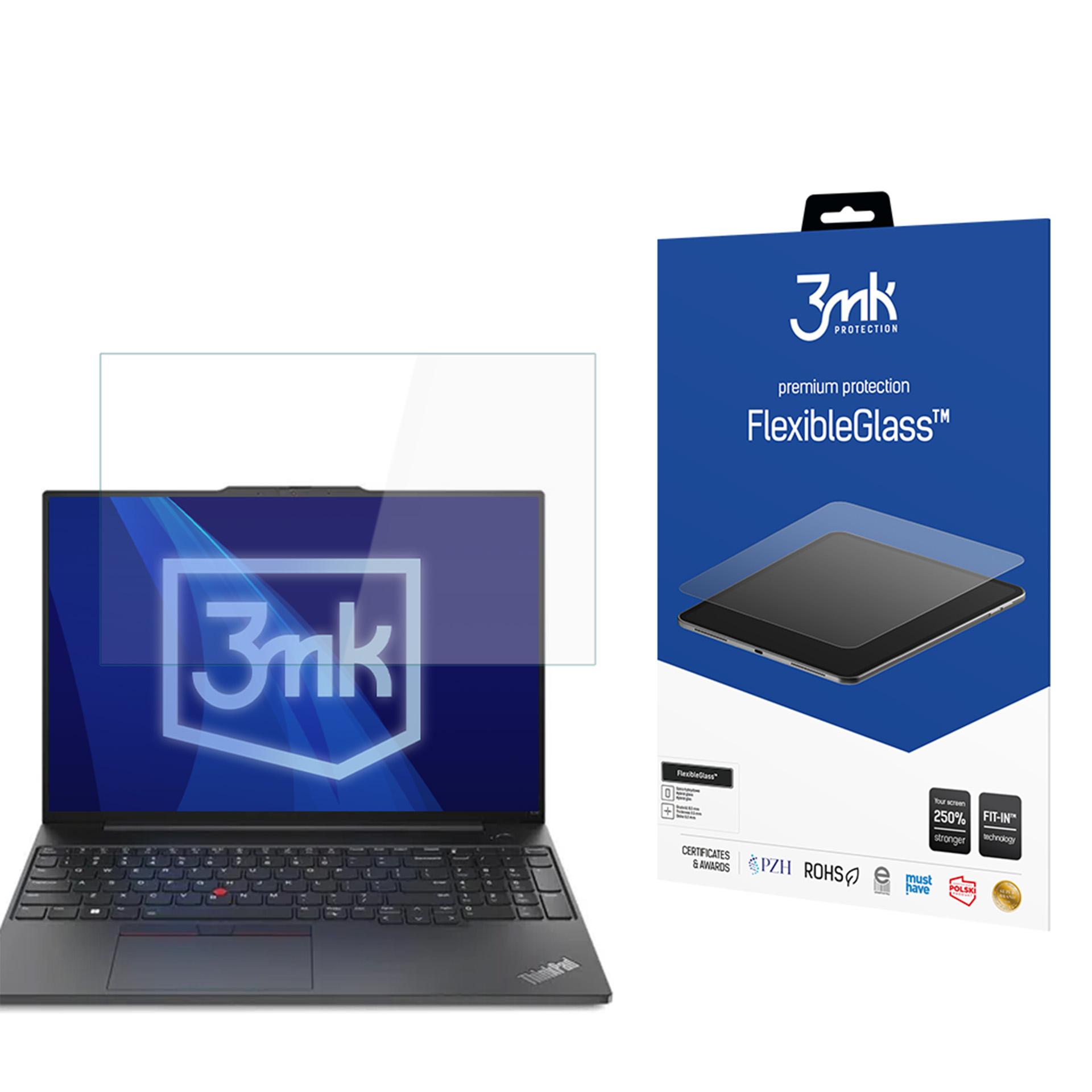 Lenovo ThinkPad E16 (Gen 1 / 2) - up to 17" 3mk FlexibleGlass