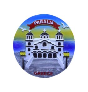 Τουριστικό μαγνητάκι Souvenir - Σετ 12pcs - Paralia - 678417