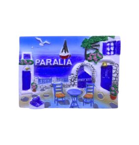 Τουριστικό μαγνητάκι Souvenir - Σετ 12pcs - Paralia - 678420
