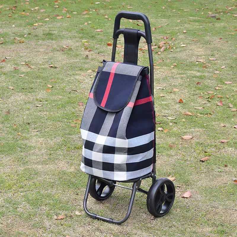 Υφασμάτινο καρότσι λαϊκής - ZZ304-7B - 981287 - Black - Image 2