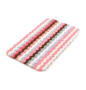Πατάκι μπάνιου - 38x58cm - 915572 - Pink/White