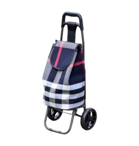 Υφασμάτινο καρότσι λαϊκής - ZZ304-7B - 981287 - Black