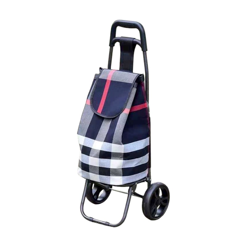 Υφασμάτινο καρότσι λαϊκής - ZZ304-7B - 981287 - Black