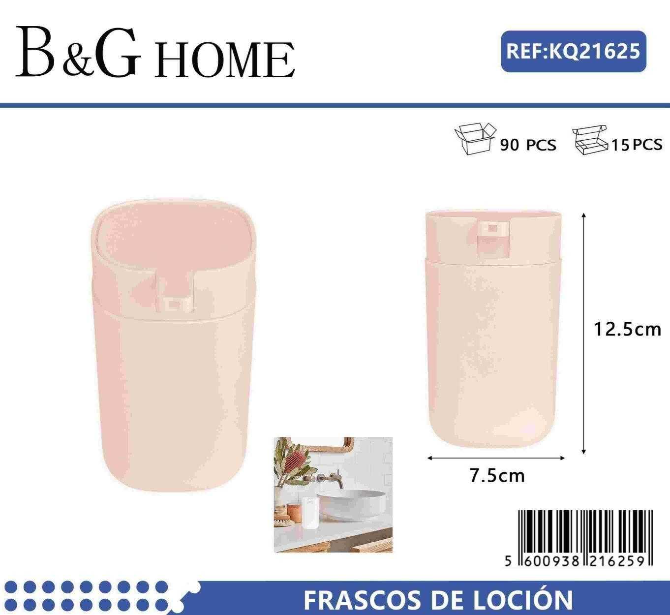 Θήκες κρεμοσάπουνου Dispenser πλαστικές - Σετ 5pcs - Light Pink - 21625 - Image 2