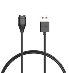 TECH-PROTECT MC04 ULTRABOOST CHARGING USB CABLE 100CM GARMIN WATCH BLACK