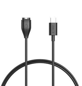 TECH-PROTECT MC04 ULTRABOOST CHARGING TYPE-C CABLE 100CM GARMIN WATCH BLACK