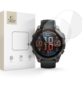 TEMPERED GLASS TECH-PROTECT GLASS FIT+ 2-PACK GARMIN FENIX 8 / 8 PRO AMOLED (47 MM) CLEAR