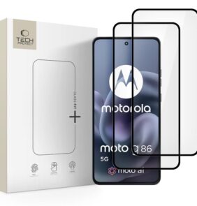 TEMPERED GLASS TECH-PROTECT GLASS FIT+ 2-PACK MOTOROLA MOTO G86 5G / G86 POWER 5G BLACK