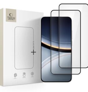 TEMPERED GLASS TECH-PROTECT GLASS FIT+ 2-PACK XIAOMI POCO F7 5G BLACK