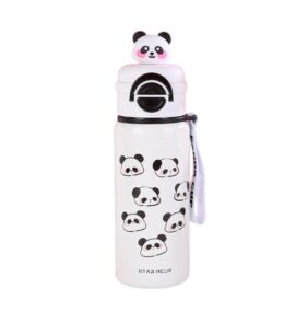 Παιδικό παγούρι-θερμός Panda με καλαμάκι - 500ml - 722344 - White