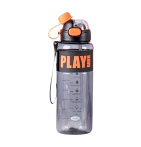 Φορητό παγούρι πλαστικό - 800ml - 722412 - Black