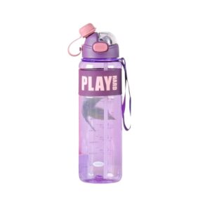Φορητό παγούρι πλαστικό - 800ml - 722412 - Purple