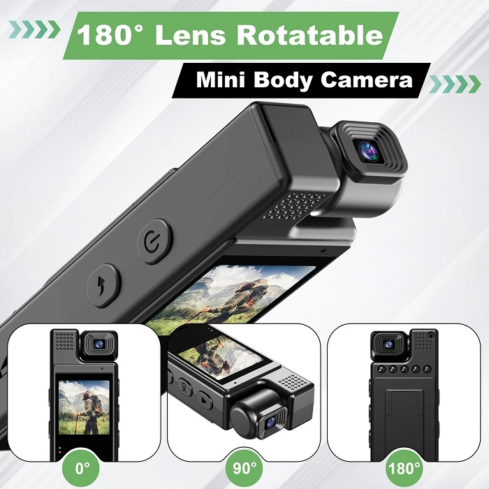 Φορητή κάμερα παρακολούθησης mini με κλιπ - 812907 - Image 2