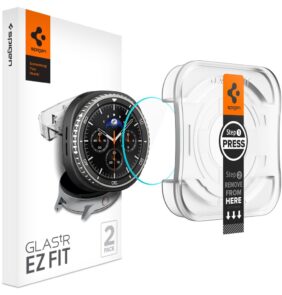 TEMPERED GLASS SPIGEN GLAS.TR ”EZ-FIT” 2-PACK GALAXY WATCH 8 CLASSIC (46 MM) CLEAR