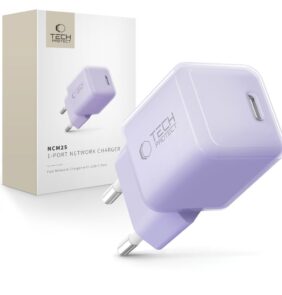 TECH-PROTECT NCM25 1-PORT NETWORK CHARGER PD 25W BABY PURPLE