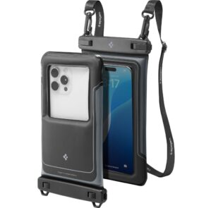SPIGEN A611P UNIVERSAL WATERPROOF FLOATING CASE 2-PACK MATTE BLACK