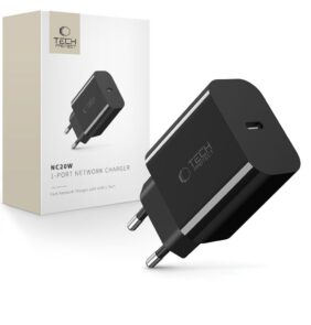 TECH-PROTECT NC20W 1-PORT NETWORK CHARGER PD 20W BLACK