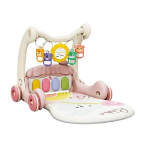 Βρεφικό γυμναστήριο & στράτα - 2in1 - 368-45B - 215344 - Pink