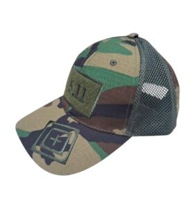 Ανδρικό καπέλο jockey στρατιωτικού τύπου - M01 - 270591 - Dark Army Green