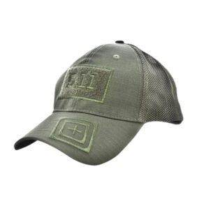 Ανδρικό καπέλο jockey στρατιωτικού τύπου - M01 - 270591 - Green