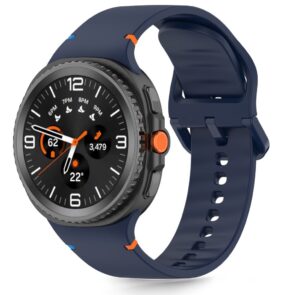 TECH-PROTECT SILICONE SAMSUNG GALAXY WATCH 8 / CLASSIC (40 / 44 / 46 MM) STORM BLUE