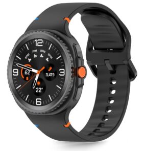TECH-PROTECT SILICONE SAMSUNG GALAXY WATCH 8 / CLASSIC (40 / 44 / 46 MM) BLACK