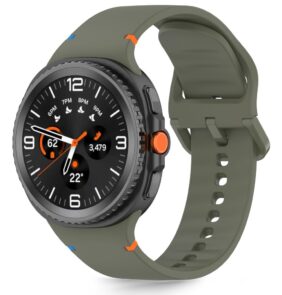 TECH-PROTECT SILICONE SAMSUNG GALAXY WATCH 8 / CLASSIC (40 / 44 / 46 MM) ARMY GREEN