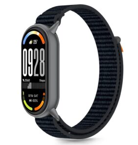 TECH-PROTECT NYLON STRIPE XIAOMI SMART BAND 8 / 9 / 10 / NFC BLACK/ORANGE