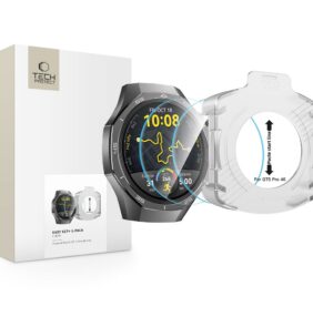 TEMPERED GLASS TECH-PROTECT EASY SET+ 2-PACK HUAWEI WATCH GT 5 PRO (46 MM) CLEAR