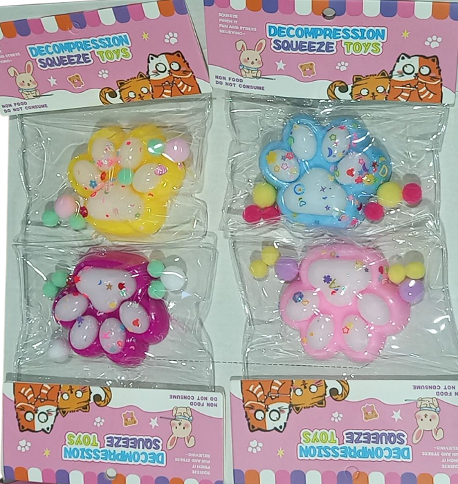 Πατούσα Antistress Squishy - Σετ 16pcs - GA524-1 - 652419 - Image 2