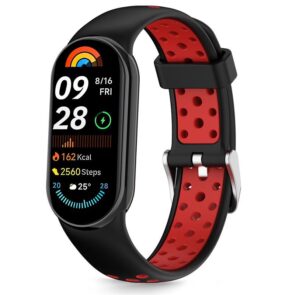 TECH-PROTECT ICONBAND AIR XIAOMI SMART BAND 8 / 9 / 10 / NFC BLACK/RED