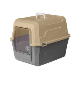 Λεκάνη γάτας κλειστή - Catbus - 52x37x48cm - 006194 - Beige