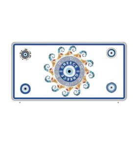 Μεταλλική πινακίδα Souvenir - 12pcs - Greece - 15x30cm - 181043