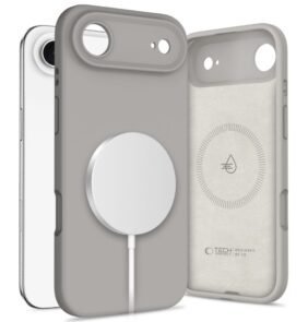 TECH-PROTECT SILICONE MAGSAFE IPHONE AIR STONE GREY