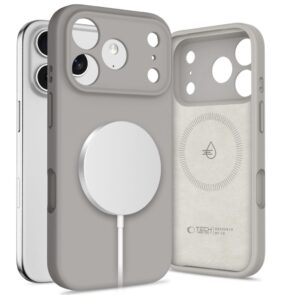 TECH-PROTECT SILICONE MAGSAFE IPHONE 17 PRO MAX STONE GREY