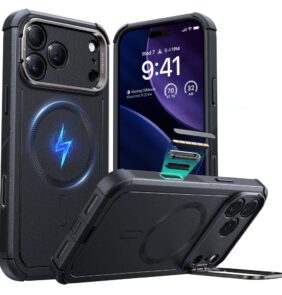 ESR CYBER KICKSTAND MAGSAFE IPHONE 17 PRO BLACK