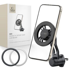 TECH-PROTECT N56 MAGNETIC MAGSAFE ROTABLE VENT CAR MOUNT BLACK