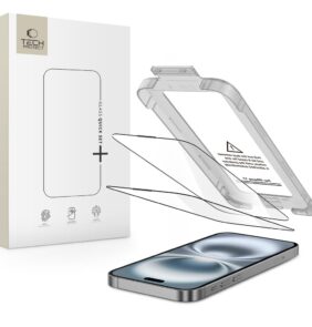 TEMPERED GLASS TECH-PROTECT QUICK SET+ 2-PACK IPHONE 17 BLACK