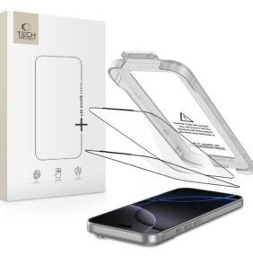 TEMPERED GLASS TECH-PROTECT QUICK SET+ 2-PACK IPHONE 17 PRO BLACK
