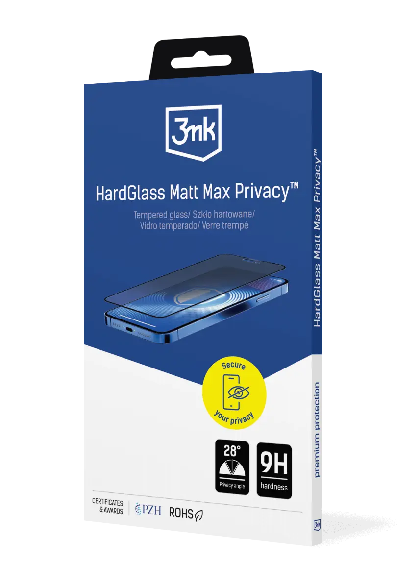 Apple IPhone 17 Pro - 3mk HardGlass Matt Max Privacy