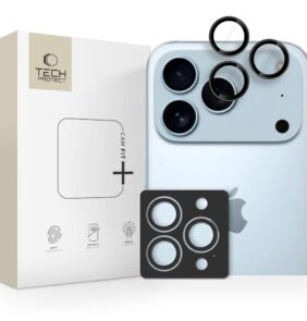 CAMERA COVER TECH-PROTECT CAMRING FIT+ IPHONE 14 PRO / MAX / 15 PRO / MAX / 16 PRO / MAX / 17 PRO / MAX BLACK