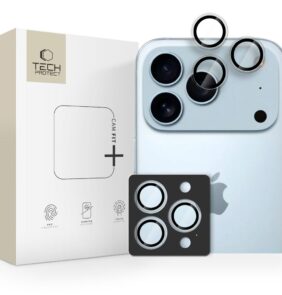 CAMERA COVER TECH-PROTECT CAMRING FIT+ IPHONE 14 PRO / MAX / 15 PRO / MAX / 16 PRO / MAX / 17 PRO / MAX CLEAR