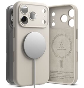 RINGKE SILICONE MAGNETIC MAGSAFE IPHONE 17 PRO STONE