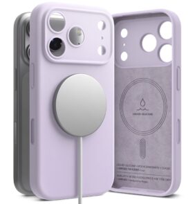 RINGKE SILICONE MAGNETIC MAGSAFE IPHONE 17 PRO LIGHT PURPLE