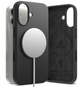 RINGKE SILICONE MAGNETIC MAGSAFE IPHONE 17 BLACK