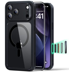 ESR CLASSIC HYBRID MAGSAFE & TEMPERED GLASS IPHONE 17 PRO CLEAR/BLACK